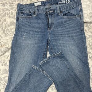 GAP Women's Medium Blue Straight Leg Jeans